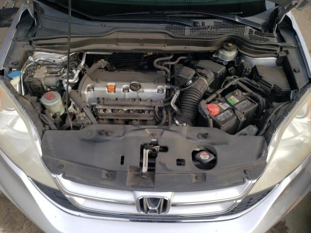 JHLRE3H77AC000768 - 2010 HONDA CR-V EXL SILVER photo 12