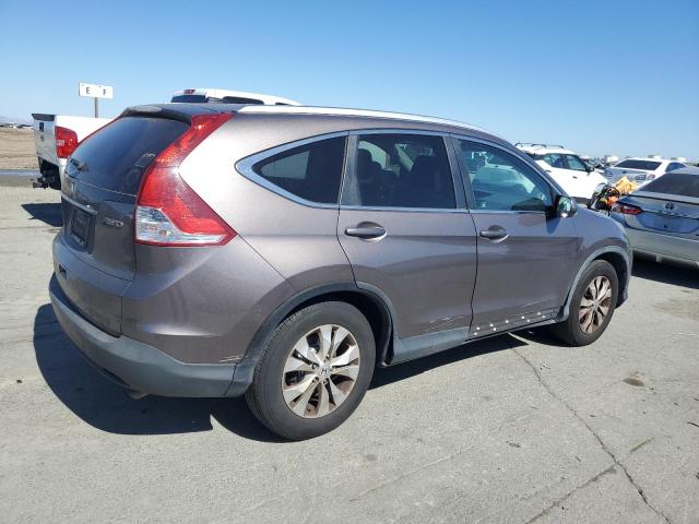 5J6RM4H76CL068384 - 2012 HONDA CR-V EXL ნაცრისფერი ფოტო 3