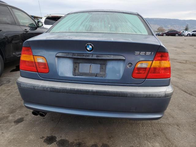 WBAAZ33494KP85037 - 2004 BMW 325 IS SULEV BLUE photo 6