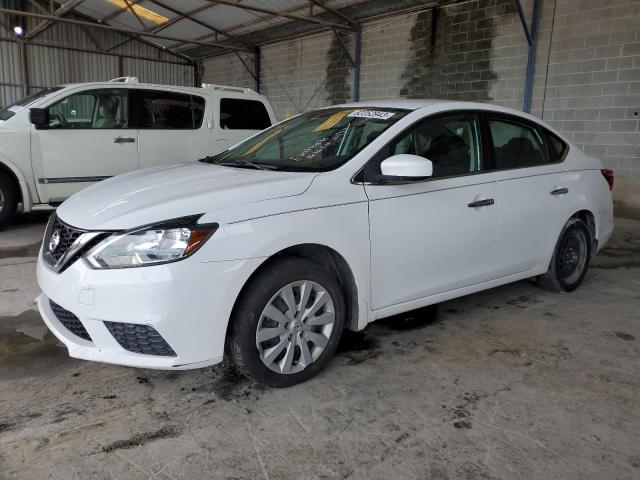3N1AB7APXGY212314 - 2016 NISSAN SENTRA S WHITE photo 1