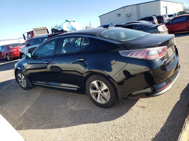 KNAGM4AD2F5078560 - 2015 KIA OPTIMA HYBRID BLACK photo 2