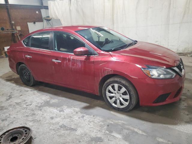 3N1AB7AP5HL642444 - 2017 NISSAN SENTRA S RED photo 4