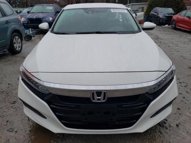 1HGCV1F12LA033988 - 2020 HONDA ACCORD LX WHITE photo 5