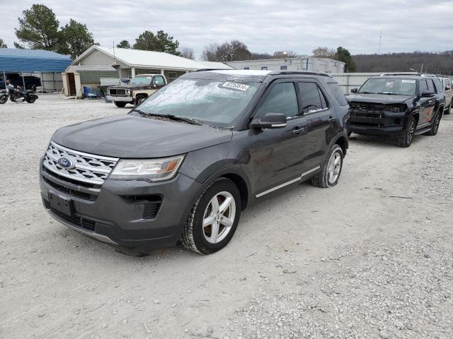 1FM5K7D86KGB25633 - 2019 FORD EXPLORER XLT GRAY photo 1