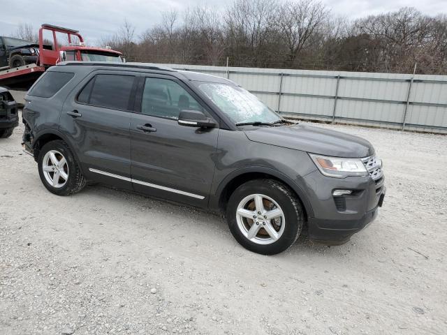 1FM5K7D86KGB25633 - 2019 FORD EXPLORER XLT GRAY photo 4