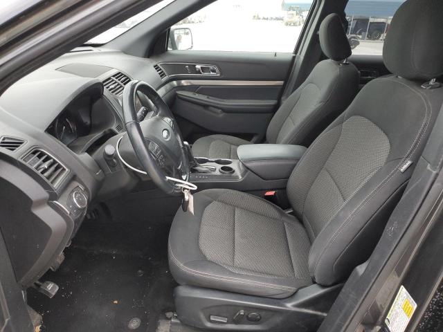 1FM5K7D86KGB25633 - 2019 FORD EXPLORER XLT GRAY photo 7