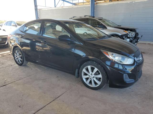 KMHCU4AE6DU463015 - 2013 HYUNDAI ACCENT GLS BLACK photo 4