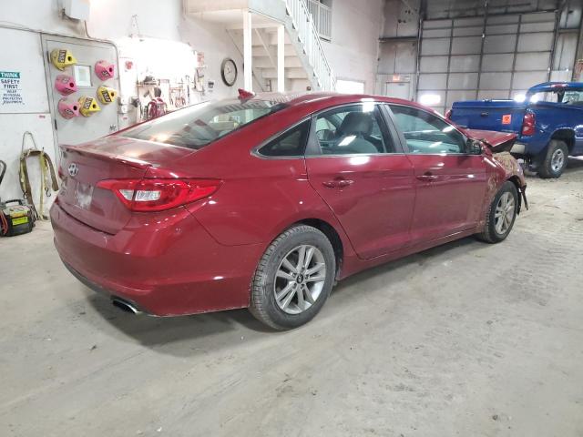 5NPE24AF8GH372404 - 2016 HYUNDAI SONATA SE MAROON photo 3