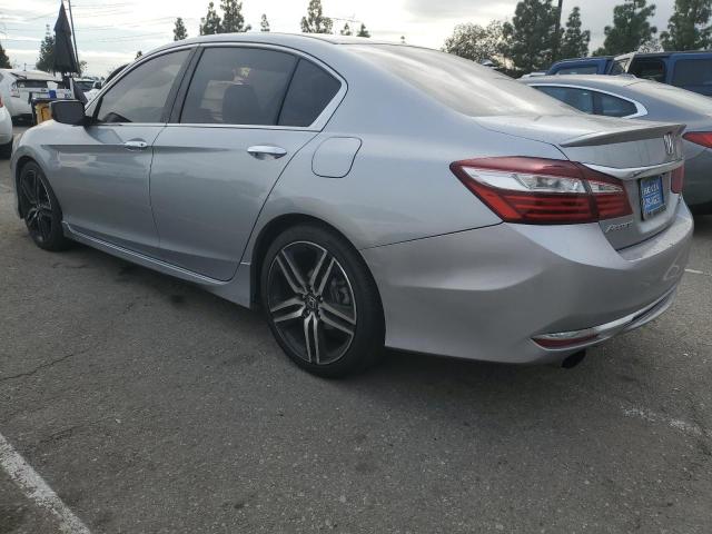 1HGCR2F53GA034456 - 2016 HONDA ACCORD SPORT SILVER photo 2