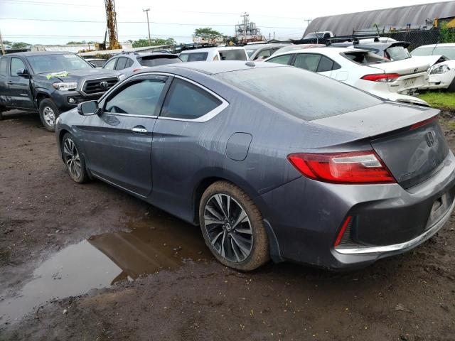 1HGCT1B75GA005527 - 2016 HONDA ACCORD EX GRAY photo 2