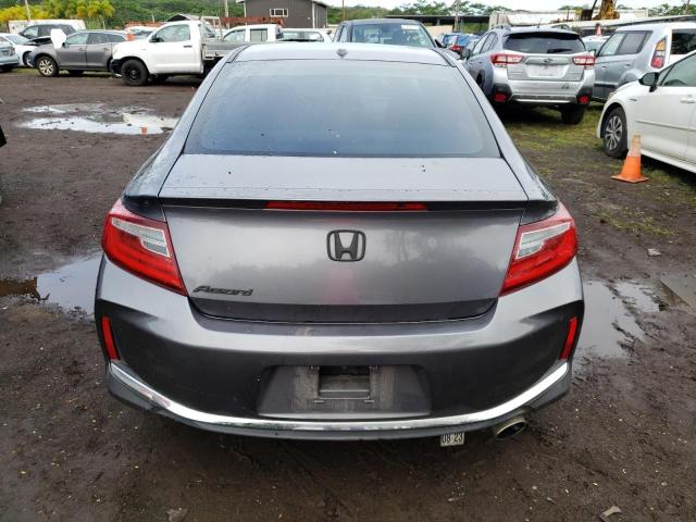 1HGCT1B75GA005527 - 2016 HONDA ACCORD EX GRAY photo 6