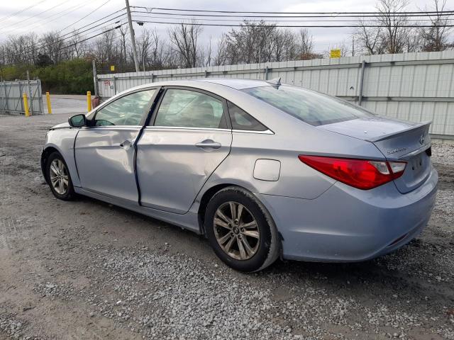 5NPEB4AC6DH647091 - 2013 HYUNDAI SONATA GLS BLUE photo 2