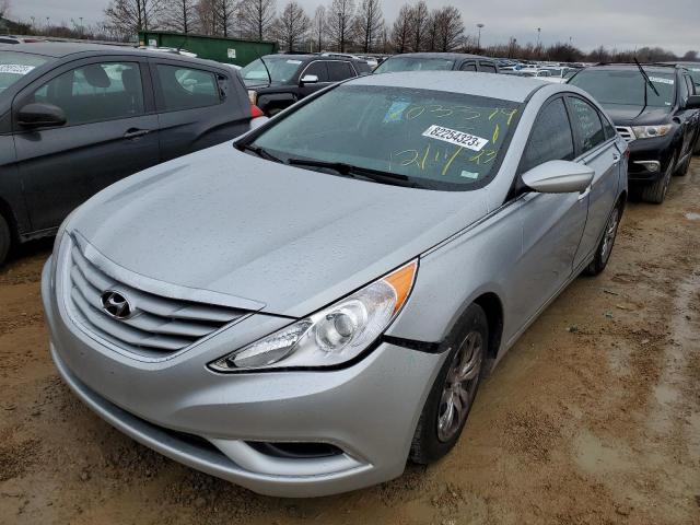 5NPEB4AC9CH454299 - 2012 HYUNDAI SONATA GLS SILVER photo 1