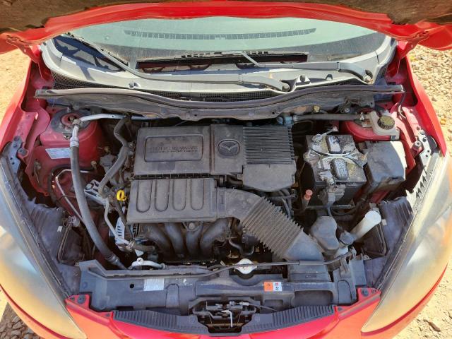 JM1DE1KY3C0142293 - 2012 MAZDA MAZDA2 RED photo 11