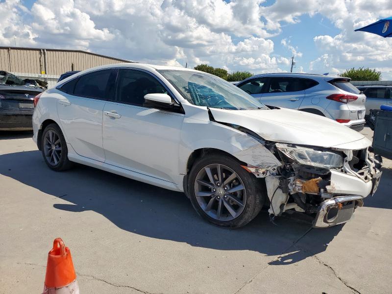 19XFC1F7XKE015336 - 2019 HONDA CIVIC EXL თეთრი ფოტო 4