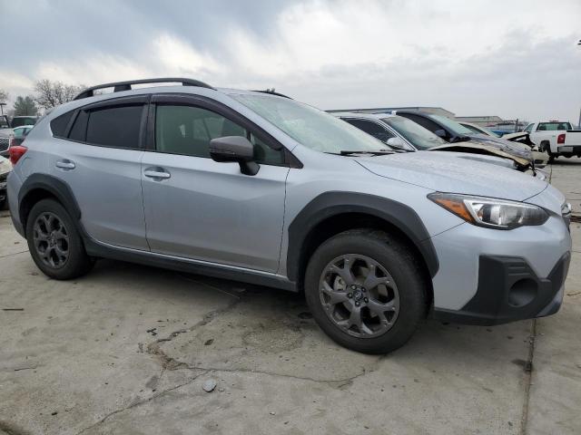 JF2GTHSC0MH279003 - 2021 SUBARU CROSSTREK SPORT SILVER photo 4