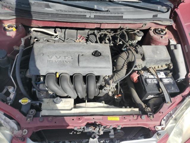 1NXBR32E14Z247465 - 2004 TOYOTA COROLLA CE 红色 照片 11