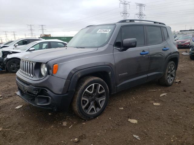 ZACCJABB8JPJ12469 - 2018 JEEP RENEGADE LATITUDE GRAY photo 1