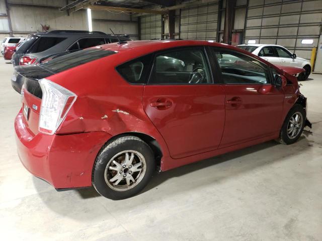 JTDKN3DU9A0038157 - 2010 TOYOTA PRIUS RED photo 3