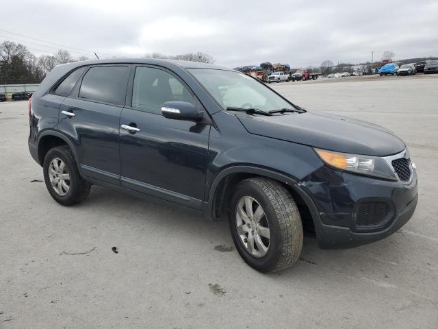 5XYKT3A10DG377095 - 2013 KIA SORENTO LX BLUE photo 4