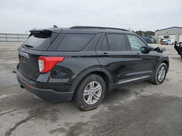 1FMSK7DH0PGA26686 - 2023 FORD EXPLORER XLT BLACK photo 3