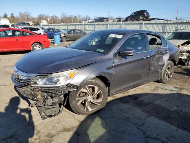 1HGCR2F36HA232674 - 2017 HONDA ACCORD LX GRAY photo 1