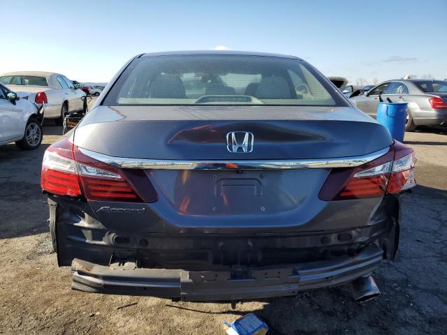 1HGCR2F36HA232674 - 2017 HONDA ACCORD LX GRAY photo 6