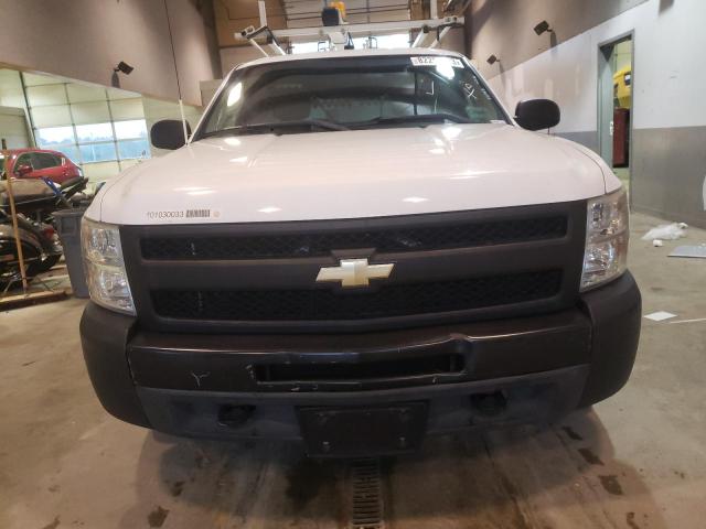 3GCXCUEJ7AG216214 - 2010 CHEVROLET SILVERADO C1500 HYBRID WHITE photo 5