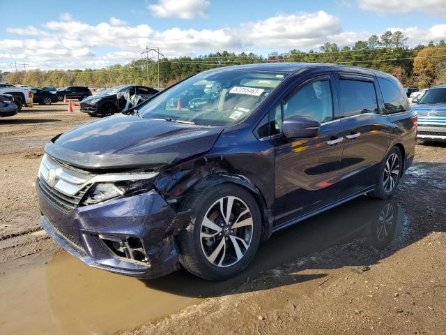 5FNRL6H95KB077617 - 2019 HONDA ODYSSEY ELITE BLUE photo 1