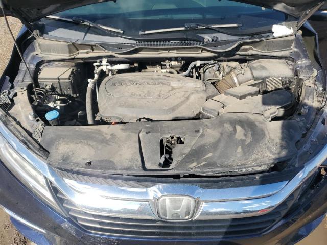 5FNRL6H95KB077617 - 2019 HONDA ODYSSEY ELITE BLUE photo 12