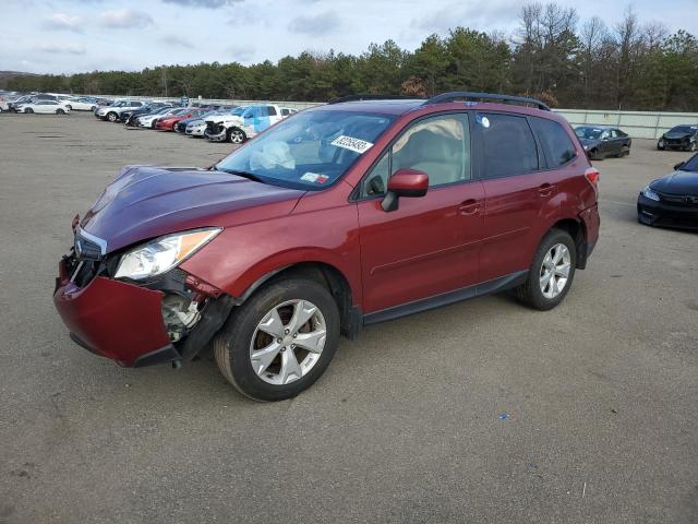 JF2SJADC8FH544757 - 2015 SUBARU FORESTER 2.5I PREMIUM MAROON photo 1