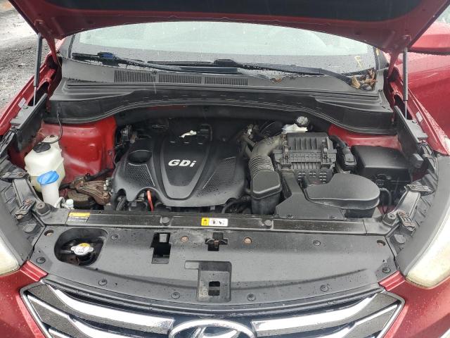 5XYZU3LB2DG044575 - 2013 HYUNDAI SANTA FE S RED photo 12