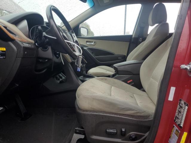 5XYZU3LB2DG044575 - 2013 HYUNDAI SANTA FE S RED photo 7