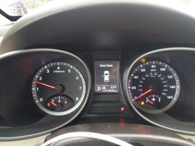 5XYZU3LB2DG044575 - 2013 HYUNDAI SANTA FE S RED photo 9