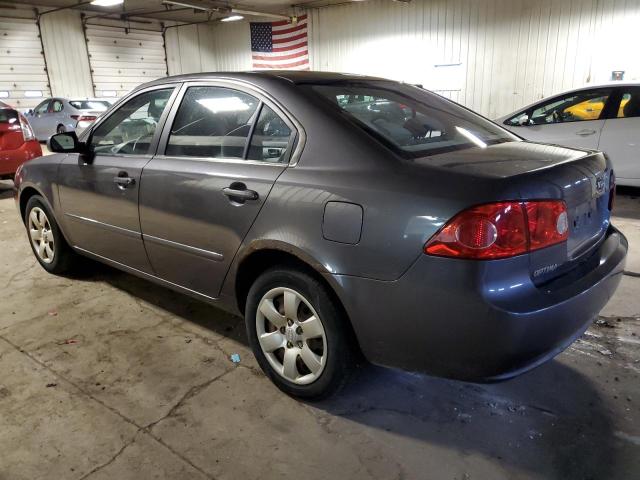 KNAGE123485226857 - 2008 KIA OPTIMA LX GRAY photo 2