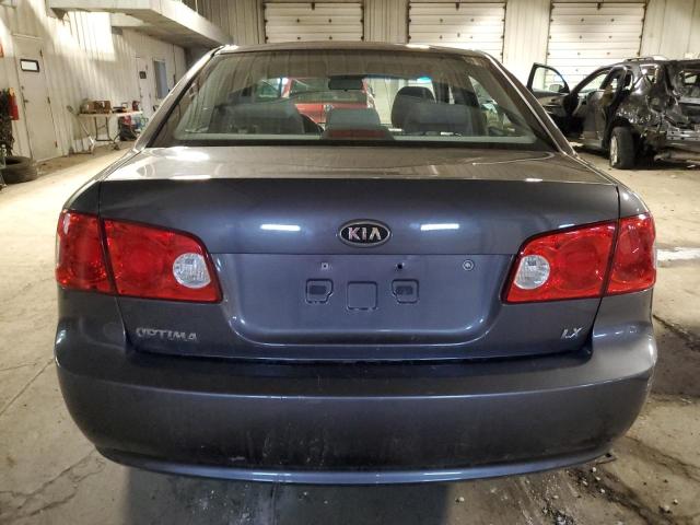 KNAGE123485226857 - 2008 KIA OPTIMA LX GRAY photo 6