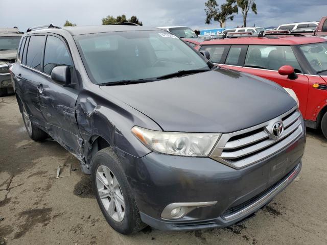 5TDBK3EH0DS272389 - 2013 TOYOTA HIGHLANDER BASE GRAY photo 4