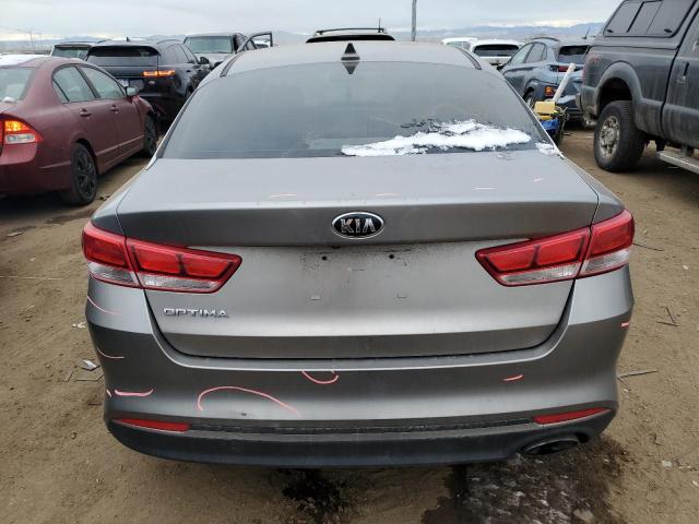 5XXGT4L32GG074502 - 2016 KIA OPTIMA LX GRAY photo 6