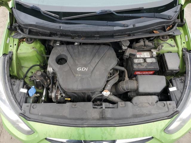 KMHCT5AE9DU132471 - 2013 HYUNDAI ACCENT GLS GREEN photo 11