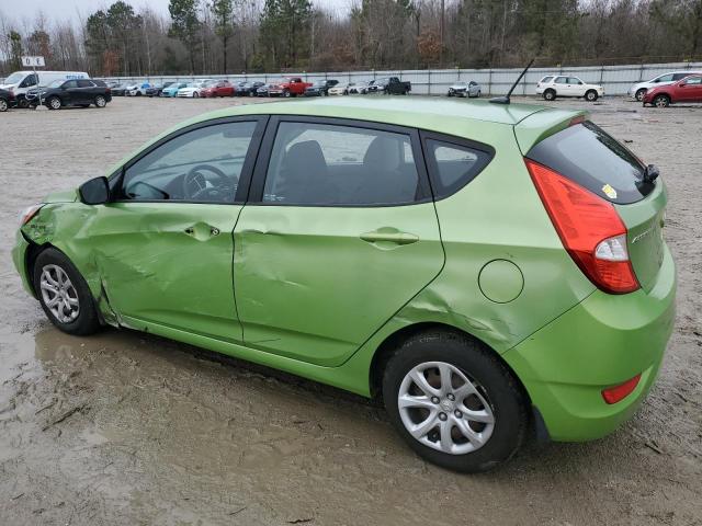 KMHCT5AE9DU132471 - 2013 HYUNDAI ACCENT GLS GREEN photo 2