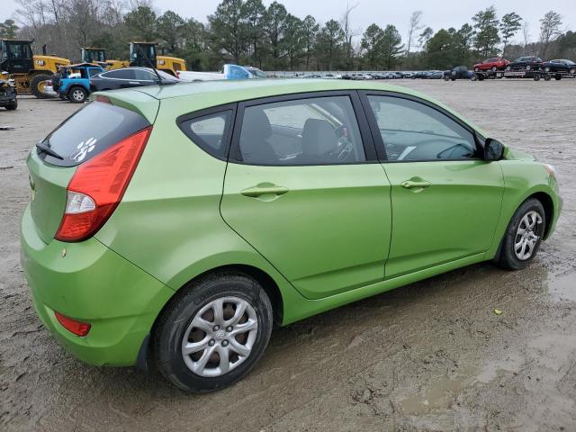 KMHCT5AE9DU132471 - 2013 HYUNDAI ACCENT GLS GREEN photo 3