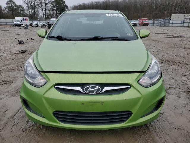 KMHCT5AE9DU132471 - 2013 HYUNDAI ACCENT GLS GREEN photo 5