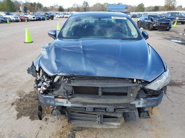 3FA6P0LU0JR137838 - 2018 FORD FUSION SE HYBRID BLUE photo 5