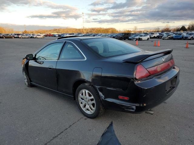 1HGCG22572A029345 - 2002 HONDA ACCORD EX BLACK photo 2