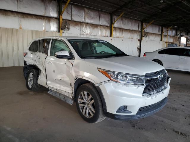 5TDZARFH2GS018769 - 2016 TOYOTA HIGHLANDER LE WHITE photo 4