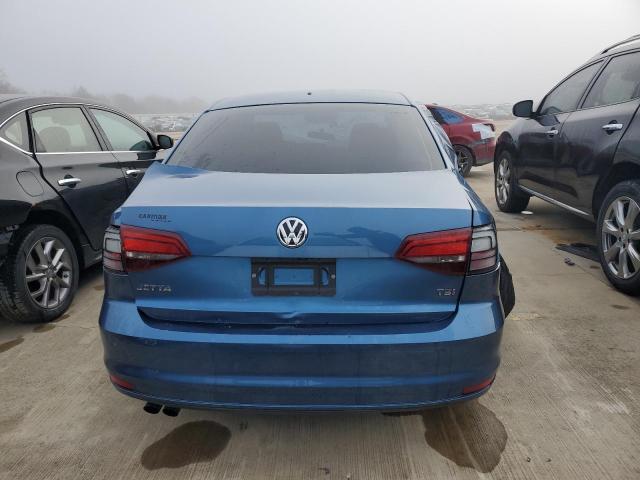 3VW2B7AJ6JM257176 - 2018 VOLKSWAGEN JETTA S BLUE photo 6