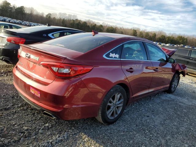 5NPE24AF3FH234610 - 2015 HYUNDAI SONATA SE RED photo 3