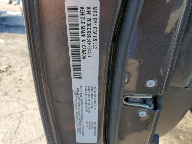 2C3CDXBG5LH234451 - 2020 DODGE CHARGER SXT GRAY photo 13