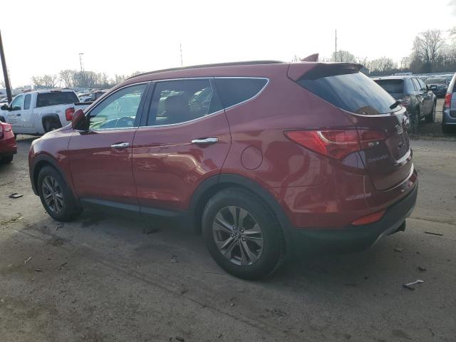 5XYZU3LB1DG056555 - 2013 HYUNDAI SANTA FE S RED photo 2