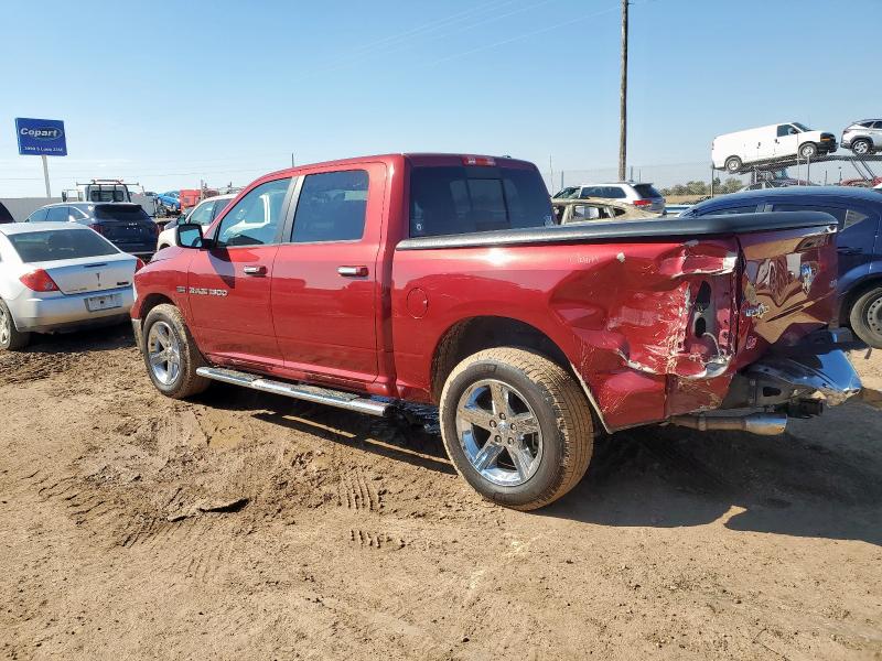 1C6RD7LT7CS327599 - 2012 DODGE RAM 1500 SLT MAROON photo 2